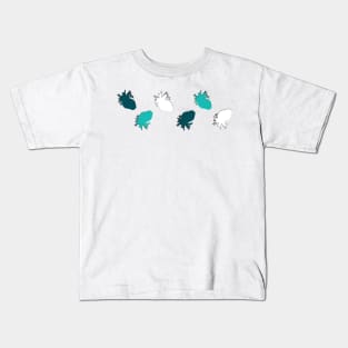 Colorful heart pattern Kids T-Shirt